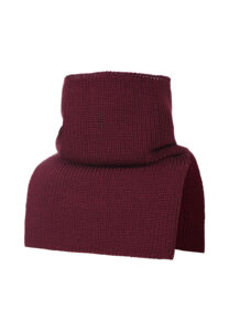 Luhta 232615300l 670 niiasto bordeaux red dames gebreide kol nekwarmer bordeauxrood