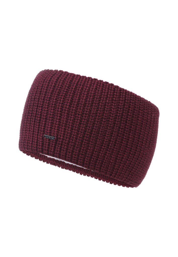 Luhta 232616300l 670 nummi headband bordeaux red dames hoofdband bordeauxrood fleece voering
