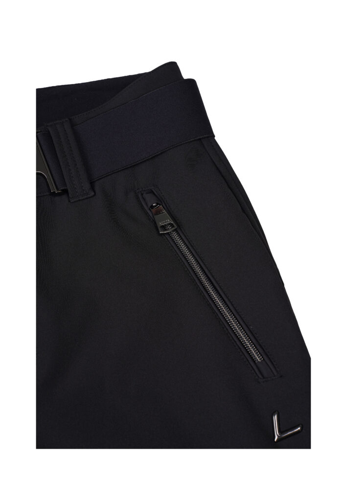 Luhta joentaus softshell trousers 232716380l 990 dames skibroek softshell zwart verlengd