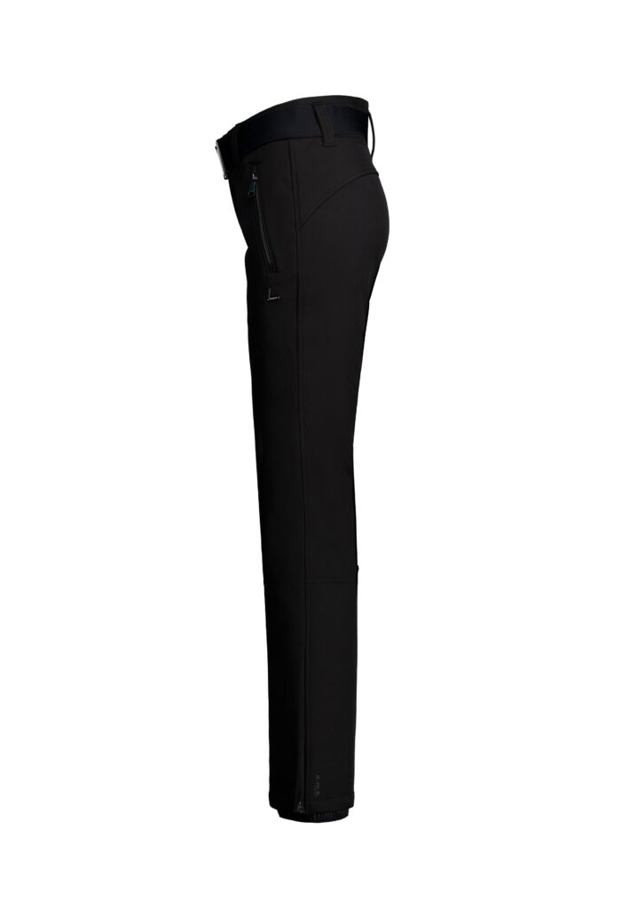 Luhta joentaus softshell trousers 232716380l 990 dames skibroek softshell zwart verlengd