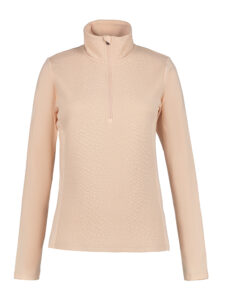 Luhta 254965617l 603 evansdale dames ski pully pink poederroze midlayer halvezip