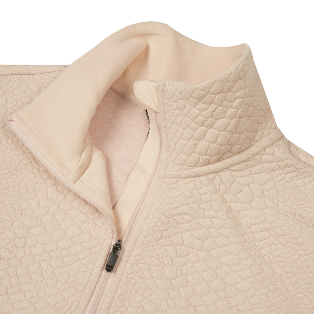 Luhta 254965617l 603 evansdale dames ski pully pink poederroze midlayer halvezip