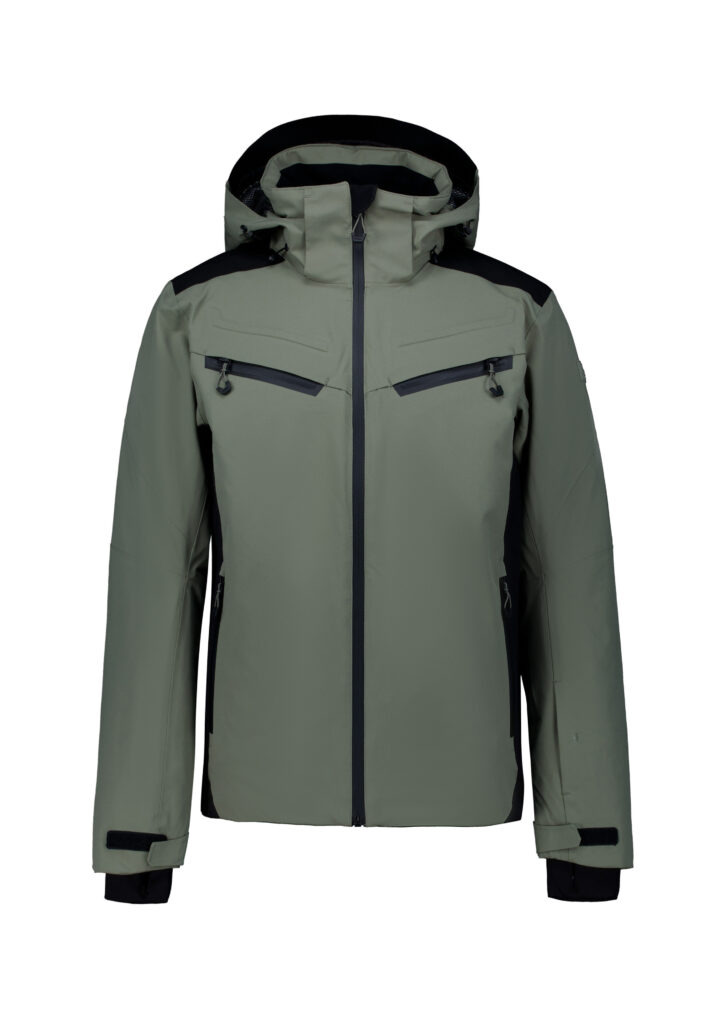 Icepeak 256120505i 519 farwell heren ski jas lichtgroen zwart waterdicht ademend