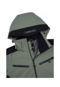 Icepeak 256120505i 519 farwell heren ski jas lichtgroen zwart waterdicht ademend