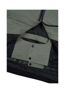 Icepeak 256120505i 519 farwell heren ski jas lichtgroen zwart waterdicht ademend