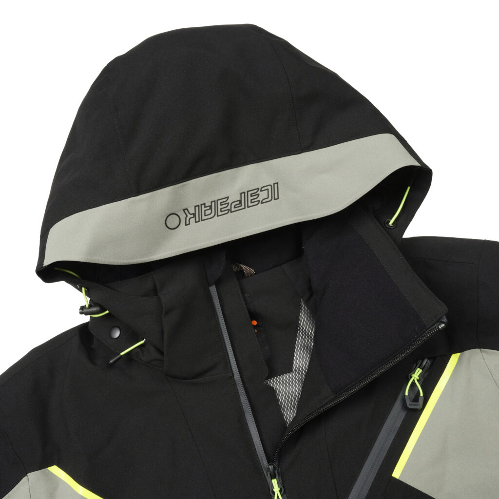 Icepeak fircrest 256124839i kleur 990 black heren jas winterjas outdoor jack