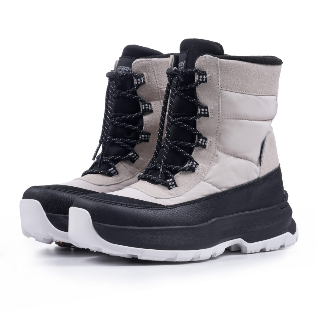 Icepeak Almelo MS Snowboot 2 75270 100 Grey 212 grijze heren sneeuwschoen met warmte-isolatie en profielzool