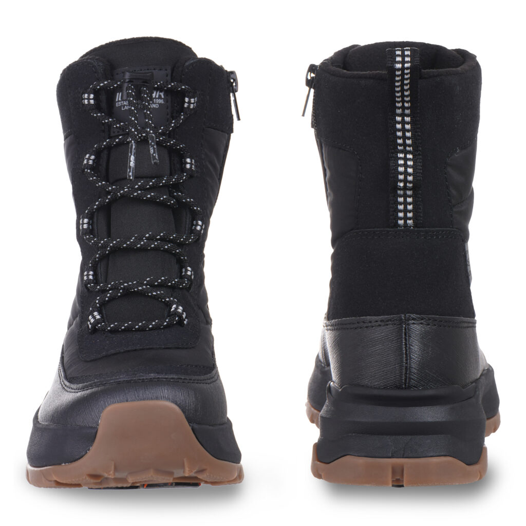 Icepeak Almelo MR 278270100I 990 Black zwarte heren snowboot met warme voering en profielzool