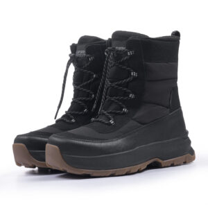Icepeak Almelo MR 278270100I 990 Black zwarte heren snowboot met warme voering en profielzool