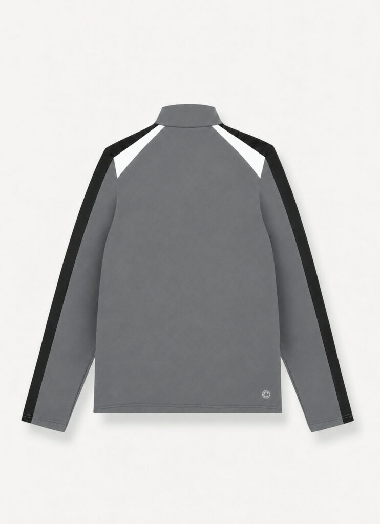 Colmar fullzip three-colored stretch fleece 830000001 5WU 506 darksteel black white heren ski-vest