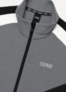 Colmar fullzip three-colored stretch fleece 830000001 5WU 506 darksteel black white heren ski-vest