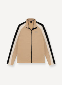 Colmar fullzip three-colored stretch fleece 830000001 5WU 740 crumble black dune heren ski-vest