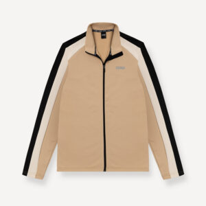 Colmar fullzip three-colored stretch fleece 830000001 5WU 740 crumble black dune heren ski-vest