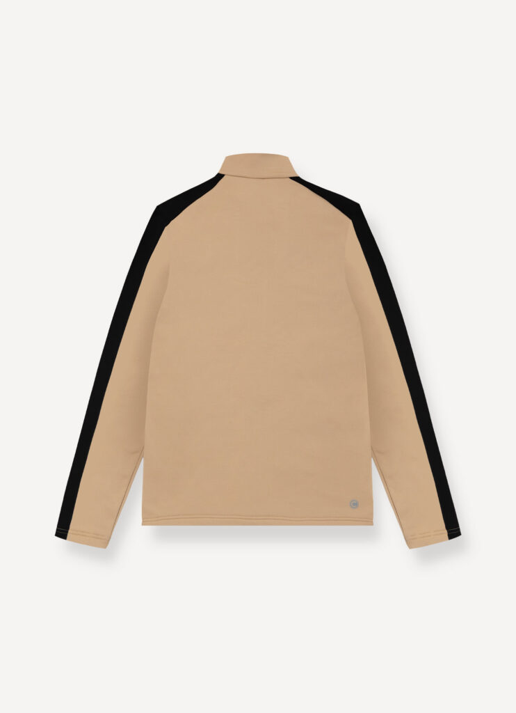 Colmar fullzip three-colored stretch fleece 830000001 5WU 740 crumble black dune heren ski-vest