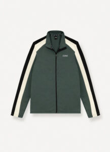 Colmar fullzip three-colored stretch fleece 830000001 5WU 784 huntergreen black white heren ski-vest
