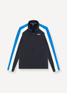 Colmar fullzip three-colored stretch fleece 830000001 5WU 99 black digitalblue dune heren ski-vest