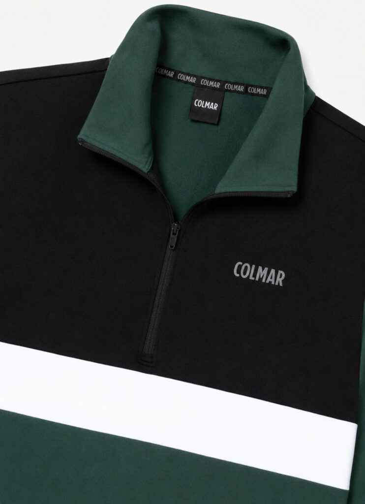 Colmar thermal stretch ski jersey 830000002 5WU 784 huntergreen black white heren ski-pully
