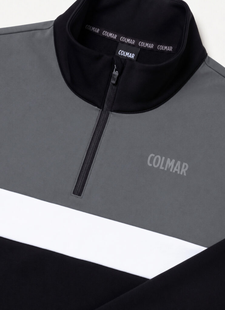 Colmar thermal stretch ski jersey 830000002 5WU 99 black darksteel white heren ski-pully