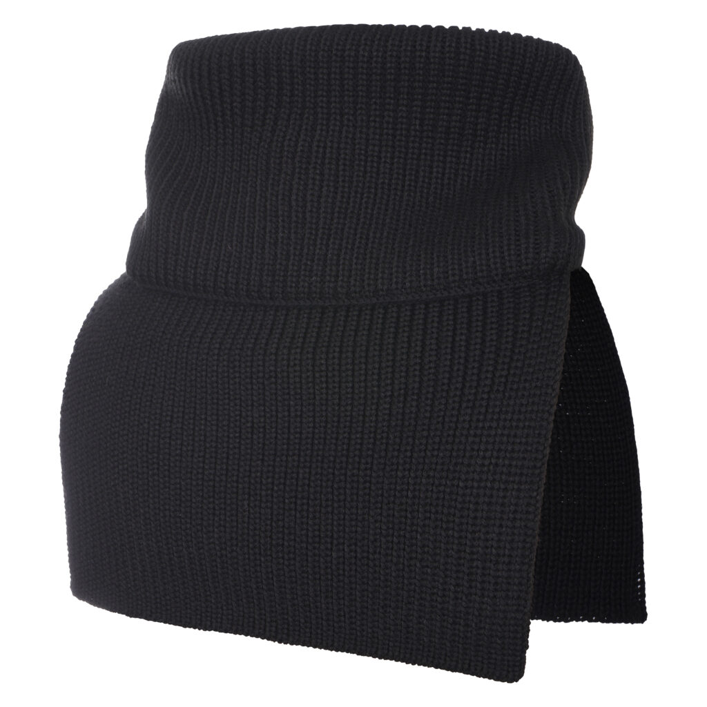 Luhta 232615300l 990 niiasto black dames gebreide kol nekwarmer zwart