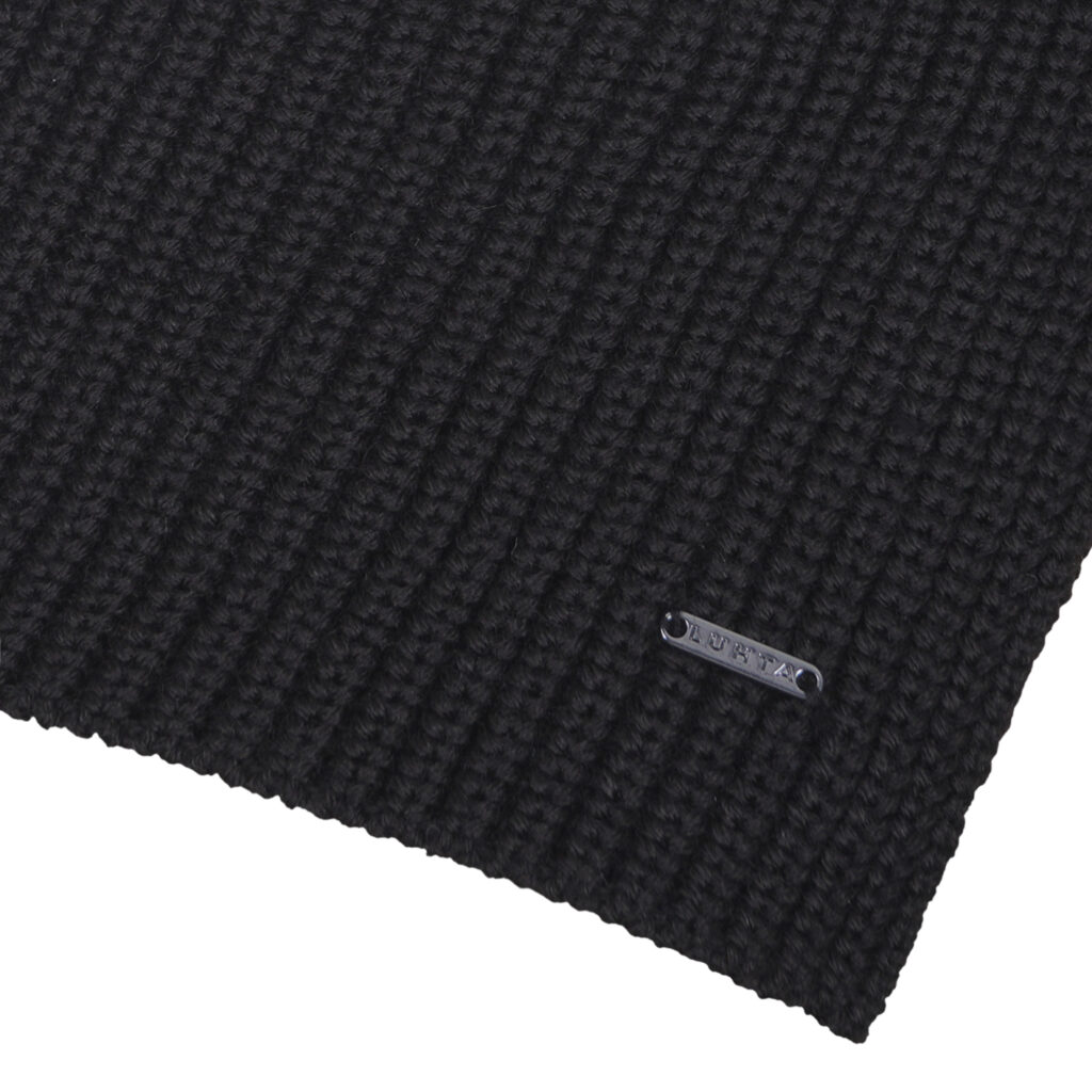 Luhta 232615300l 990 niiasto black dames gebreide kol nekwarmer zwart