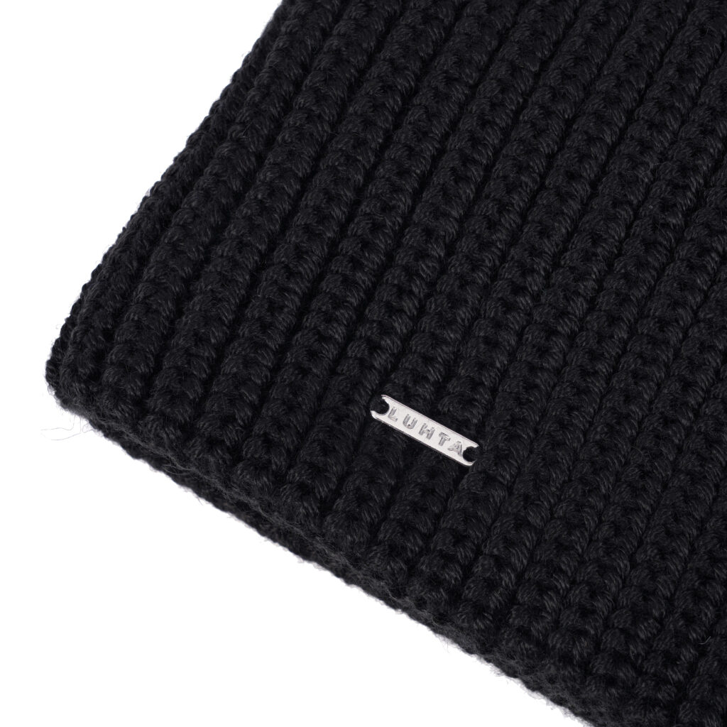 Luhta 23261300l 990 nummi headband black dames hoofdband zwart fleece voering