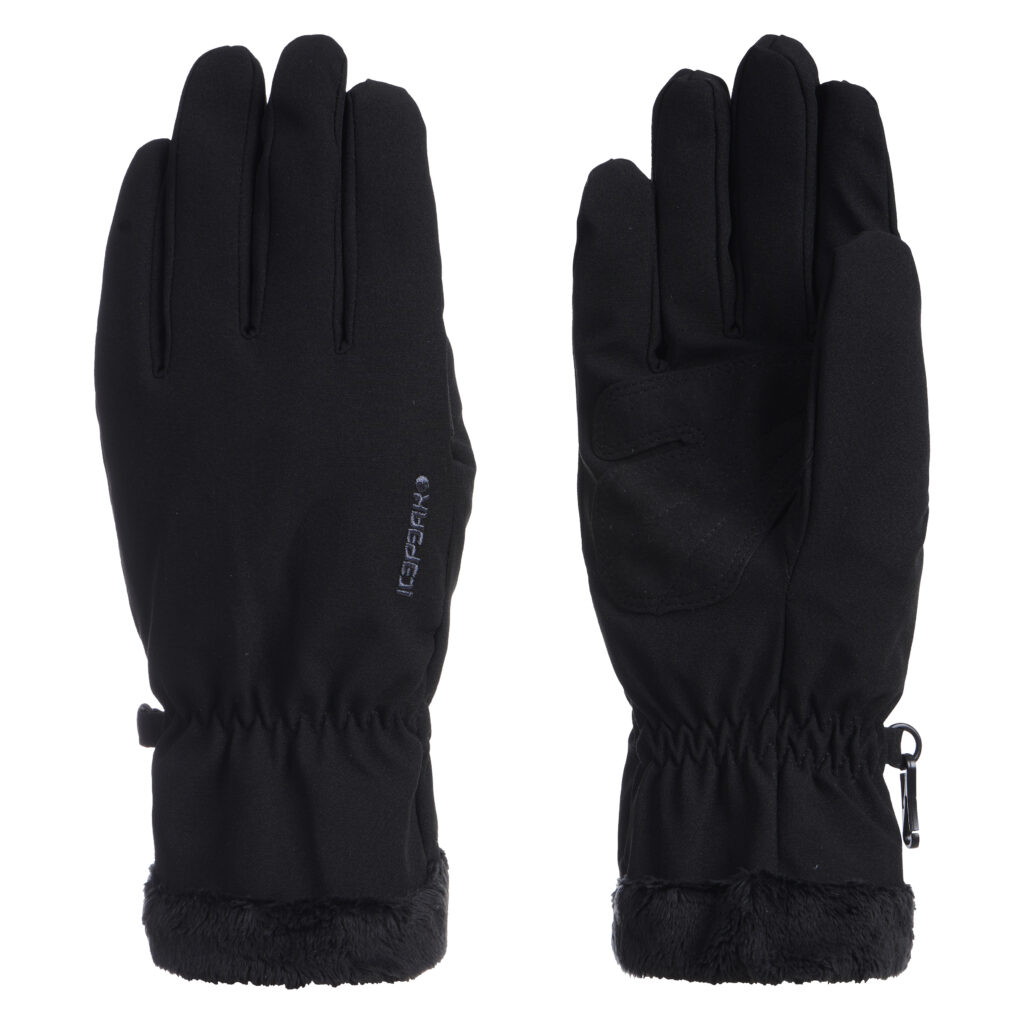 Icepeak 255860839i 990 hanau black handschoen zwart waterafstotend warm gevoerd