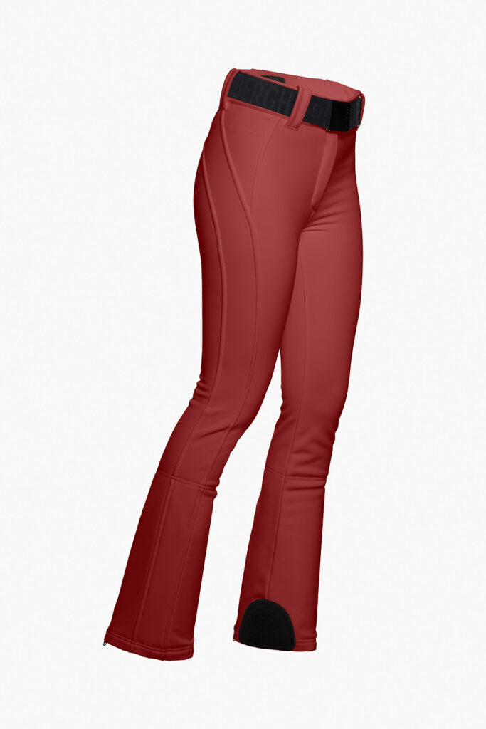 Goldbergh gb00170264 4748 pippa dames skibroek vino rosso diep rood stretch slim fit