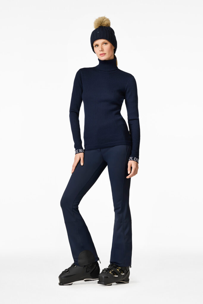 Goldbergh gb00170264 5635 pippa dames skibroek frans blauw french blue stretch slim fit