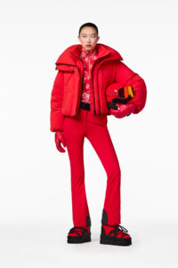 Goldbergh koigb004 12 264 4460 flame gewatteerd donsjack dames rood vlam capuchon