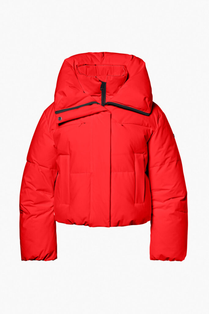 Goldbergh koigb004 12 264 4460 flame gewatteerd donsjack dames rood vlam capuchon