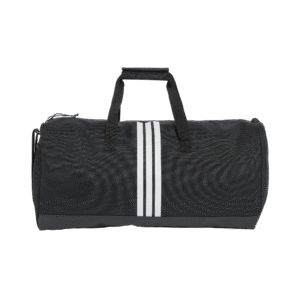 adidas 3S Duffelbag Medium KG9570 Black zwarte middelgrote sporttas met drie witte strepen
