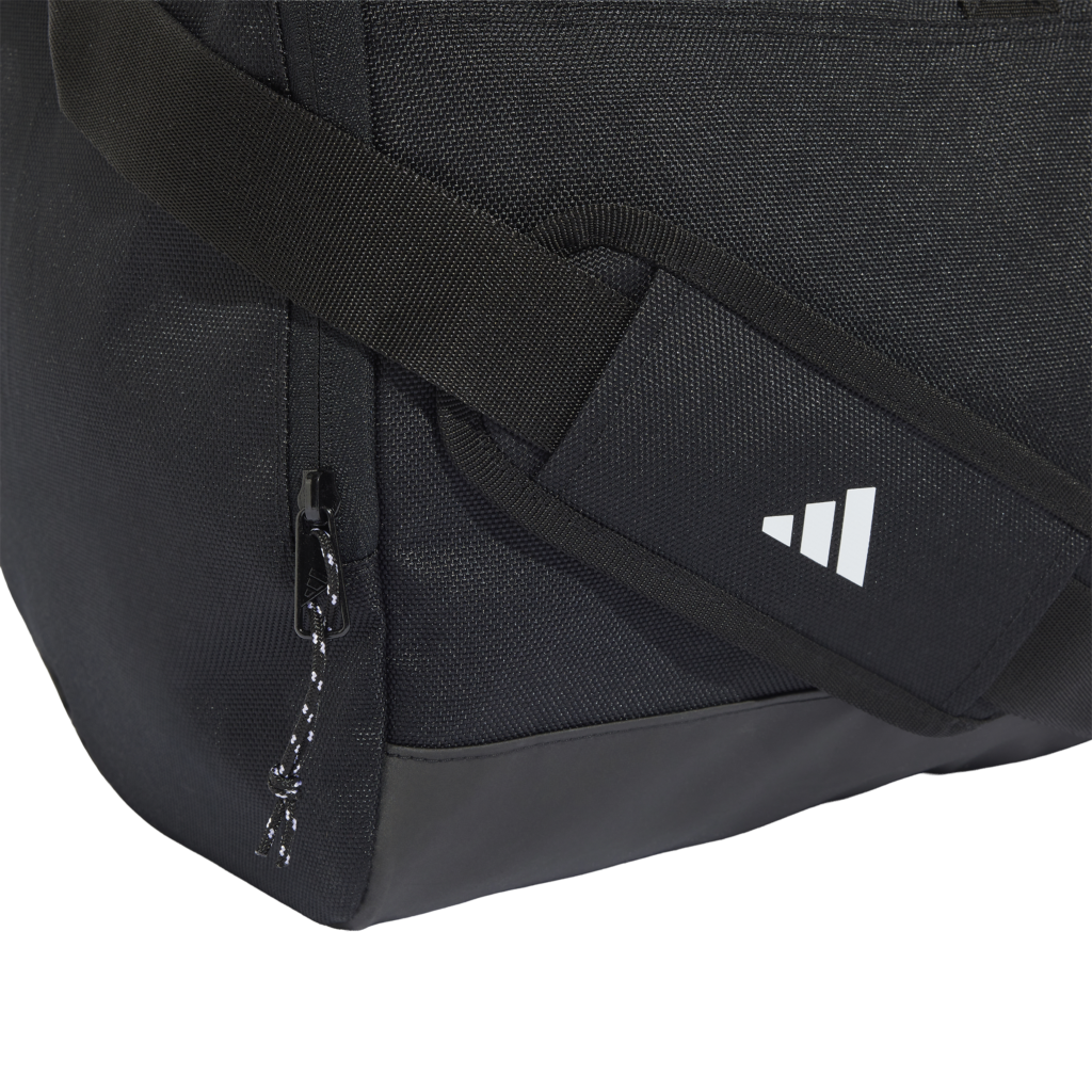 adidas 3S Duffelbag Medium KG9570 Black zwarte middelgrote sporttas met drie witte strepen