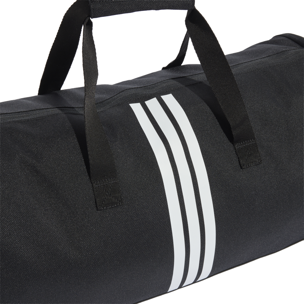 adidas 3S Duffelbag Medium KG9570 Black zwarte middelgrote sporttas met drie witte strepen
