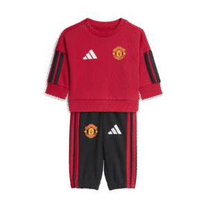 Adidas KH4789 Manchester United babytrainingspak set rood zwart baby