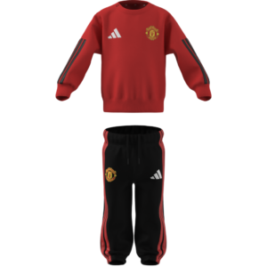 Adidas KH4789 Manchester United babytrainingspak set rood zwart baby