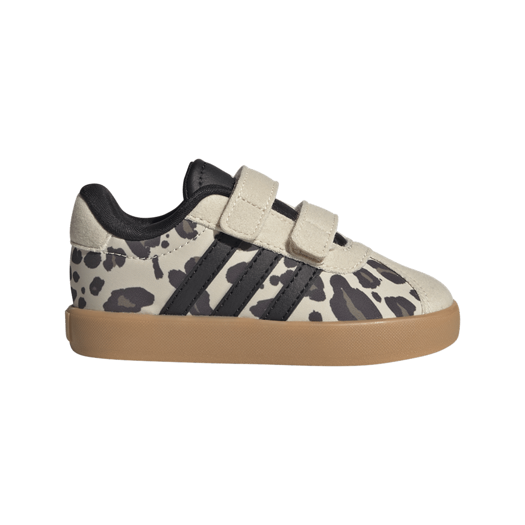 Adidas kh8703 vl court 3 0 cf infants baby klittenband sneakers off white zwart