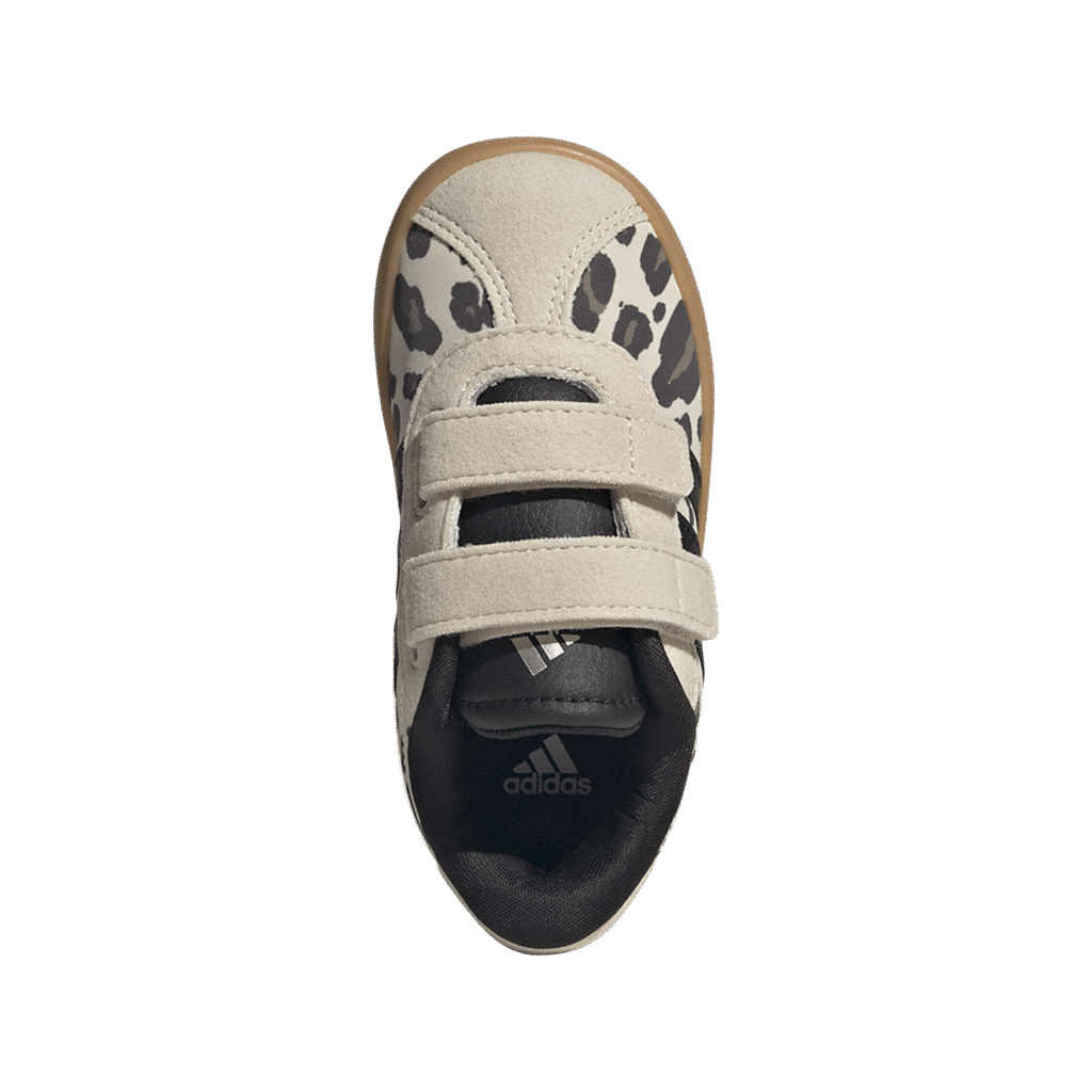 Adidas kh8703 vl court 3 0 cf infants baby klittenband sneakers off white zwart