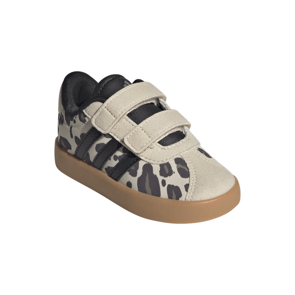 Adidas kh8703 vl court 3 0 cf infants baby klittenband sneakers off white zwart