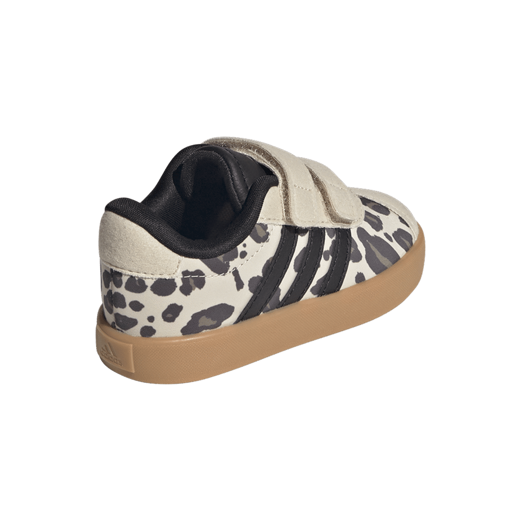 Adidas kh8703 vl court 3 0 cf infants baby klittenband sneakers off white zwart