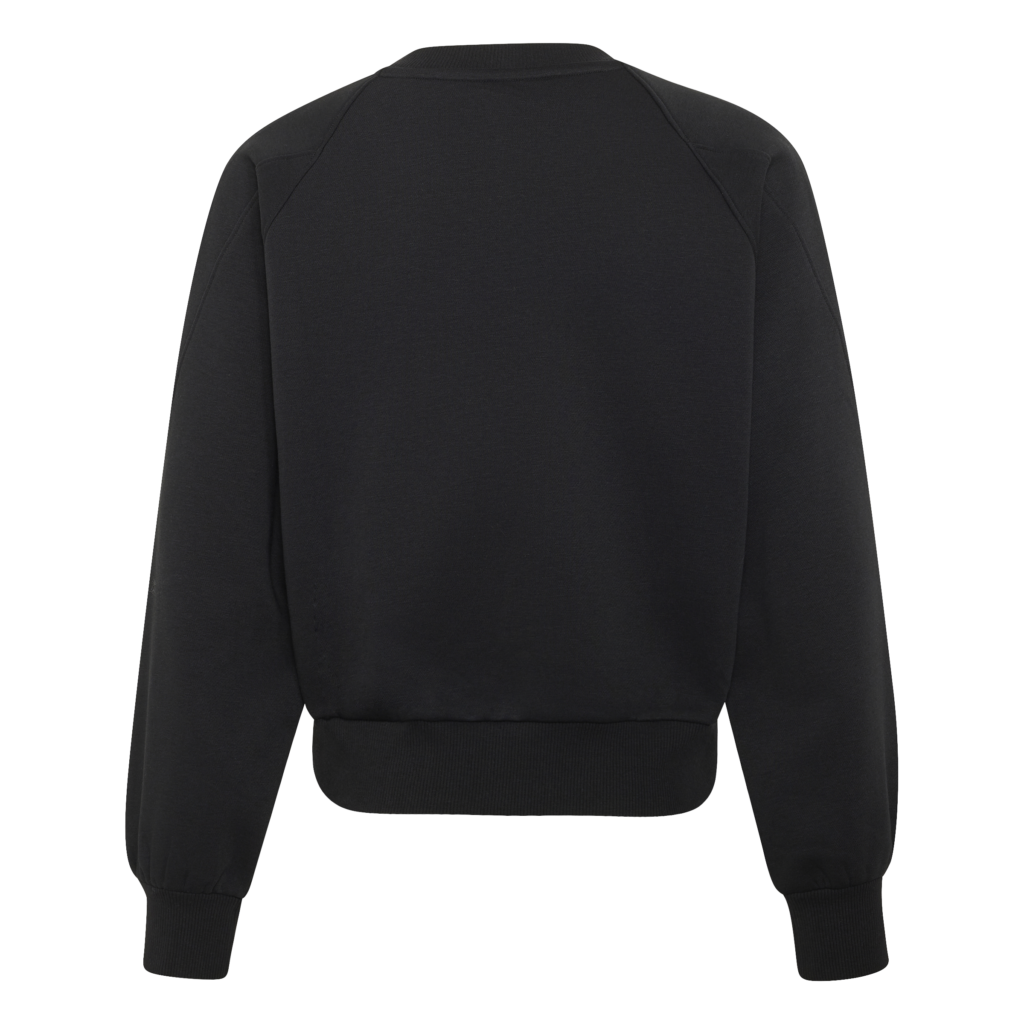 Adidas ks5134 jg clgt v-neck sweater black off white meiden trui v-hals zwart wit