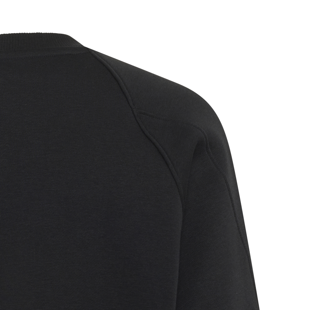 Adidas ks5134 jg clgt v-neck sweater black off white meiden trui v-hals zwart wit