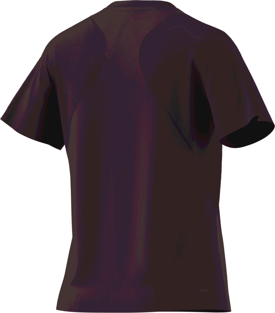 Adidas kw8249 wtr d4t tee b bordeaux heren sport t-shirt maroon