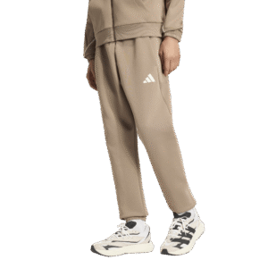 adidas M Sta sl pt KY6985 khasix khaki heren trainingsbroek met ivoren strepen