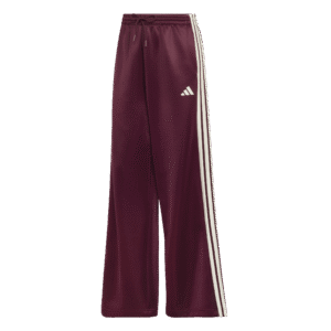 adidas W Stadium Track Pant KY8168 Maroon Ivory bordeauxrode dames trainingsbroek met ivoren accenten