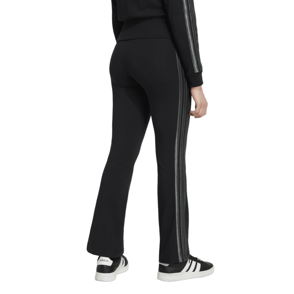 Adidas jg satin fl leg kz5124 black gresix meiden legging sporttight junior