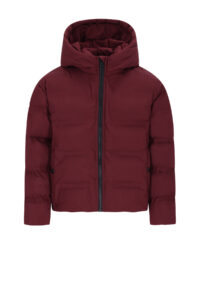 Superrebel BELLA Girls plain coat with glued lines R-609-5216 260 bordeaux meiden winterjas