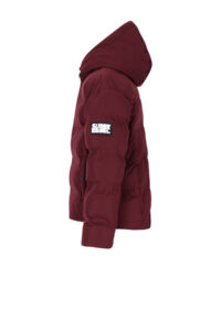 Superrebel BELLA Girls plain coat with glued lines R-609-5216 260 bordeaux meiden winterjas
