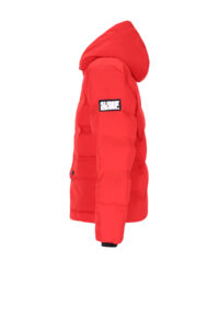 Superrebel COLORADO Boys super fit jacket 253 fluo red jongens winterjas felle kleur