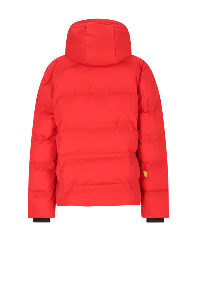 Superrebel COLORADO Boys super fit jacket 253 fluo red jongens winterjas felle kleur