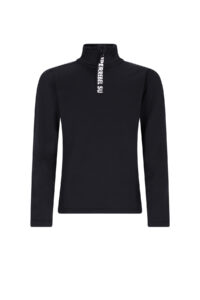 Superrebel SPURT ski sport jersey pully R609-6402 099 black kinder ski-pully zwart